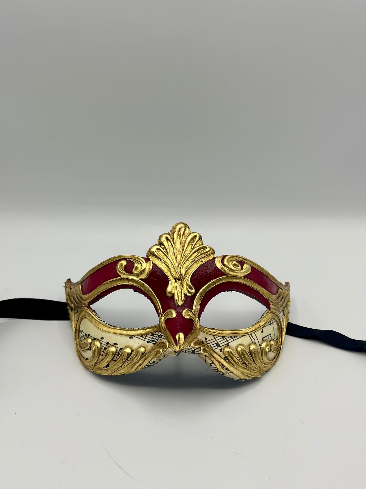 Masque loup rouge