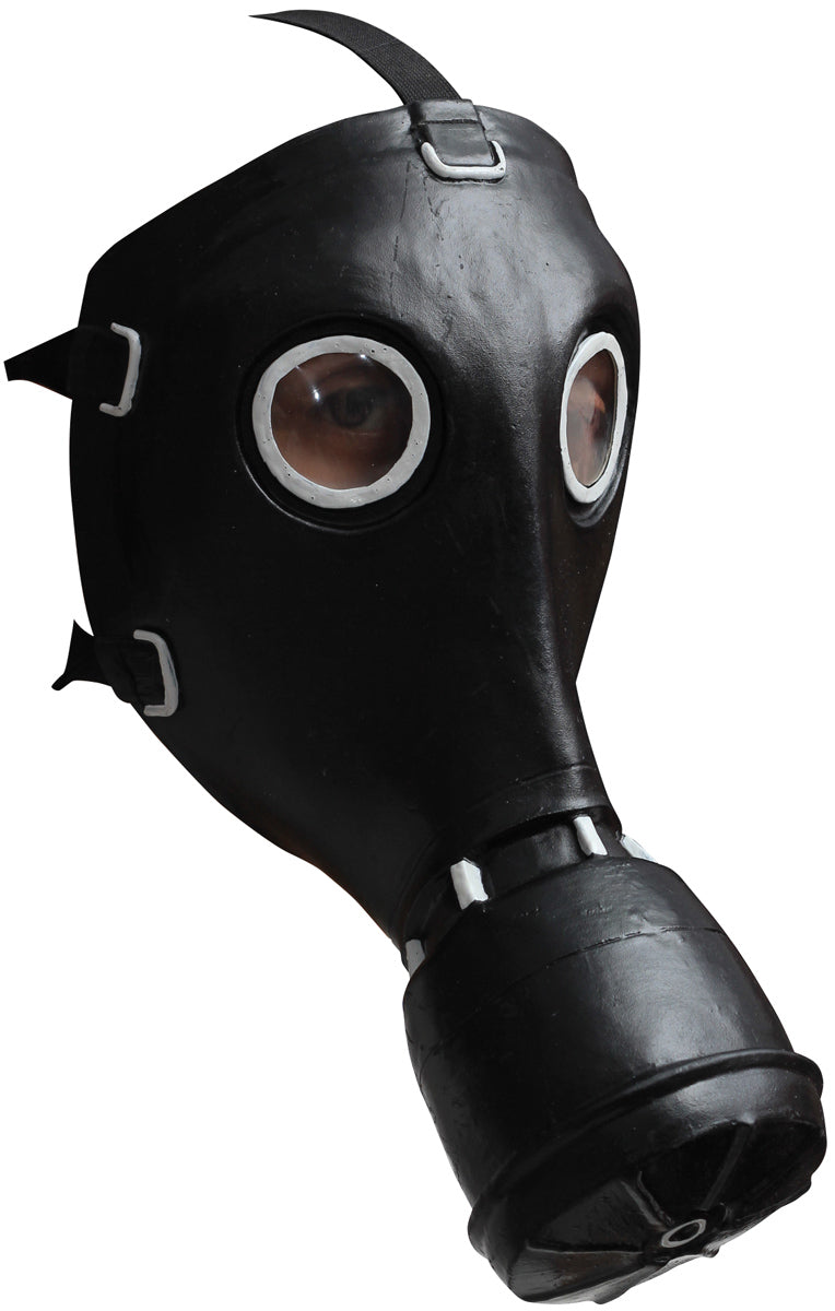 Máscara de Gas Negra para Disfraz – Máscara Cosplay Postapocalíptica