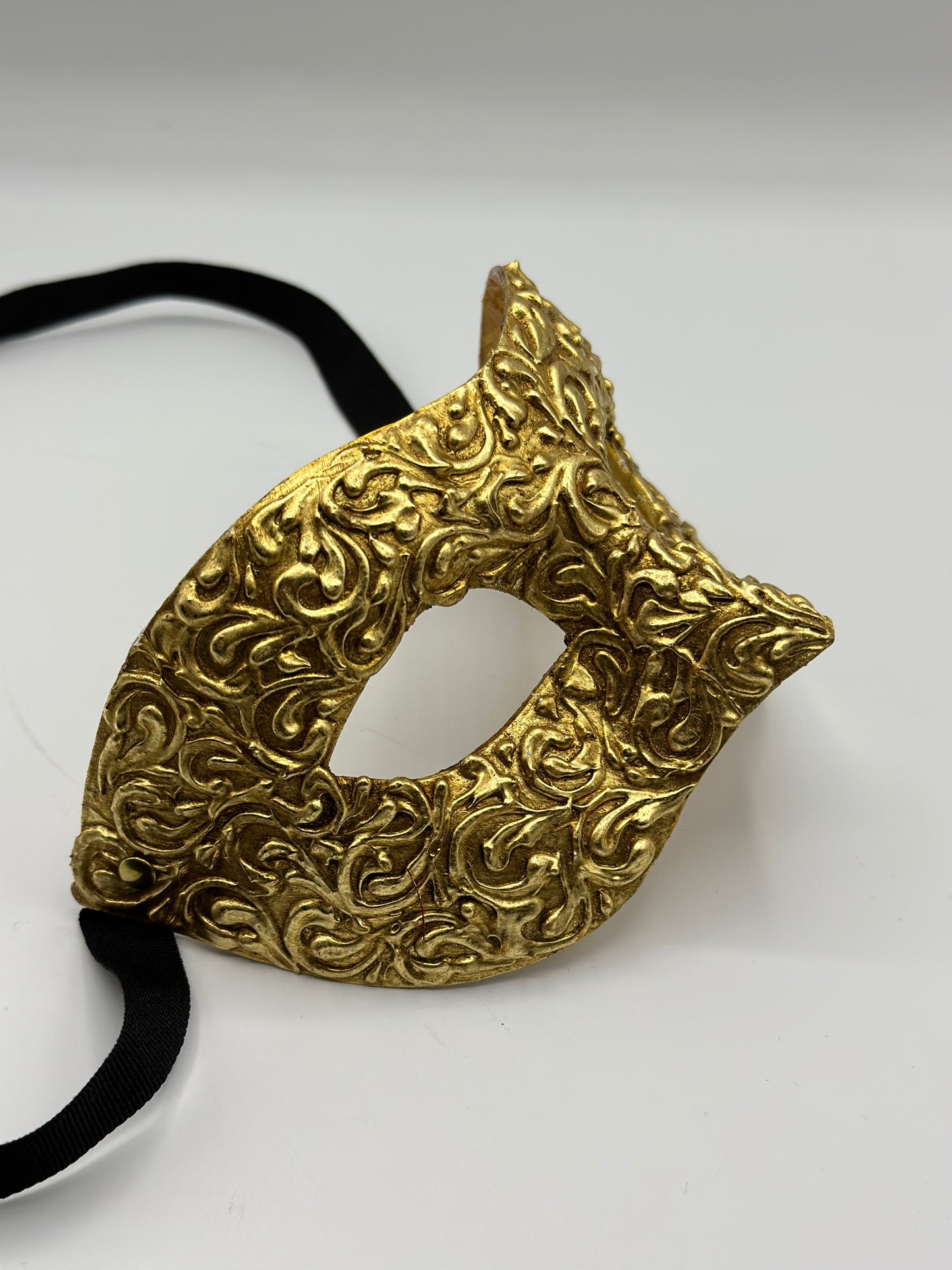 Luxury colombina mask in gold - Masquerade mask
