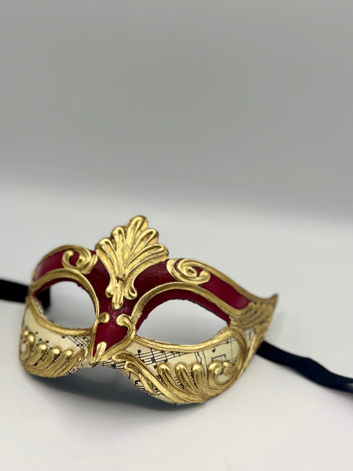 Masque loup rouge