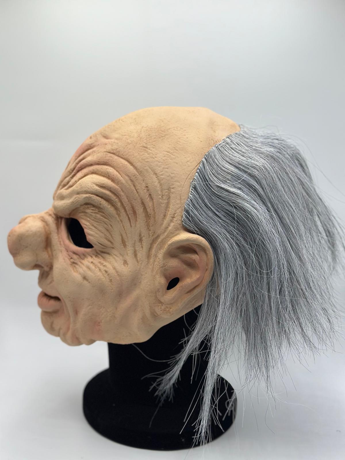 Abraham 50 años - máscara de Abraham - máscara de abuelo - máscara de anciano - muñeco de Abraham 50 años - máscara de decoración de Abraham