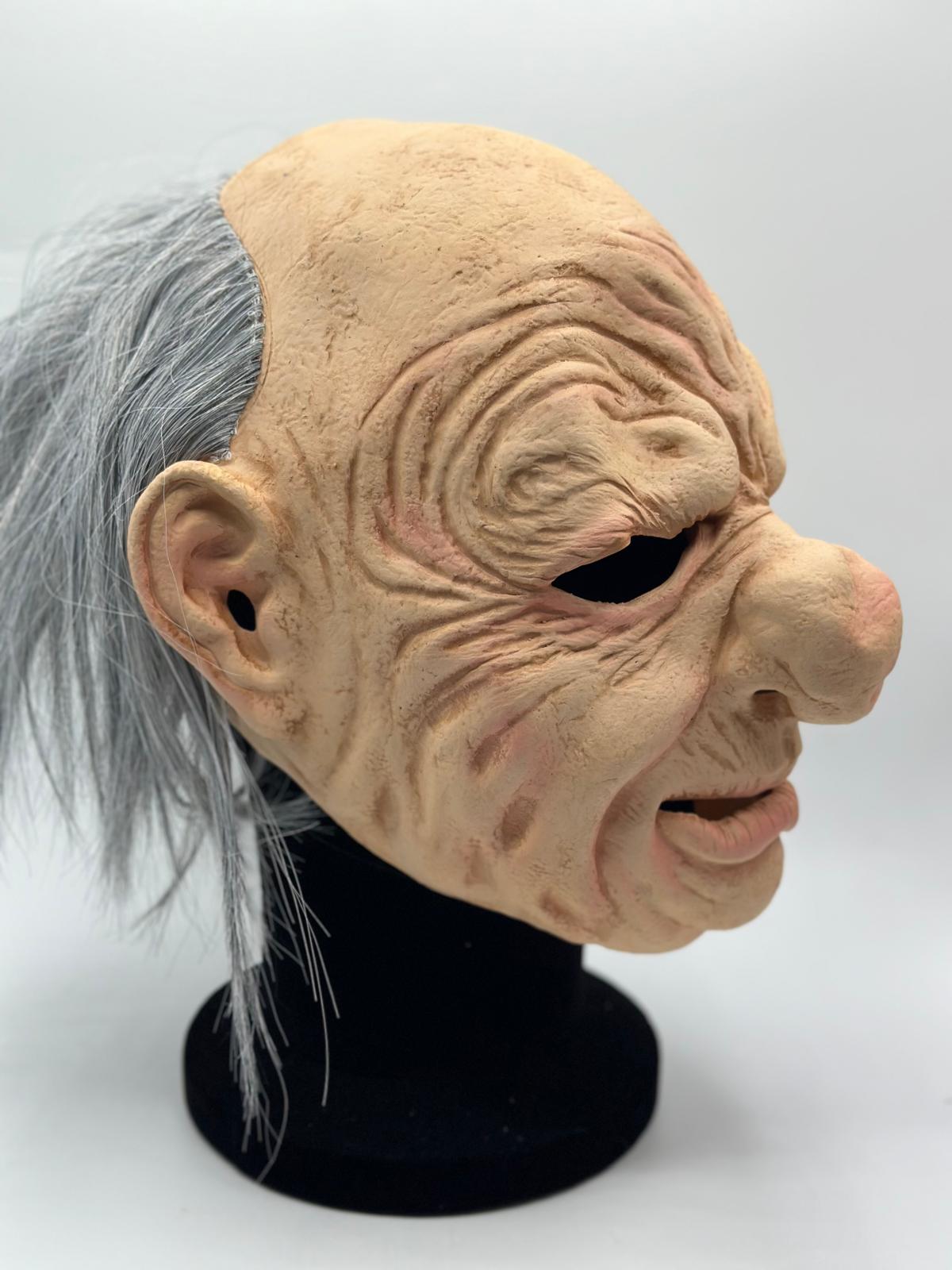 Abraham 50 años - máscara de Abraham - máscara de abuelo - máscara de anciano - muñeco de Abraham 50 años - máscara de decoración de Abraham