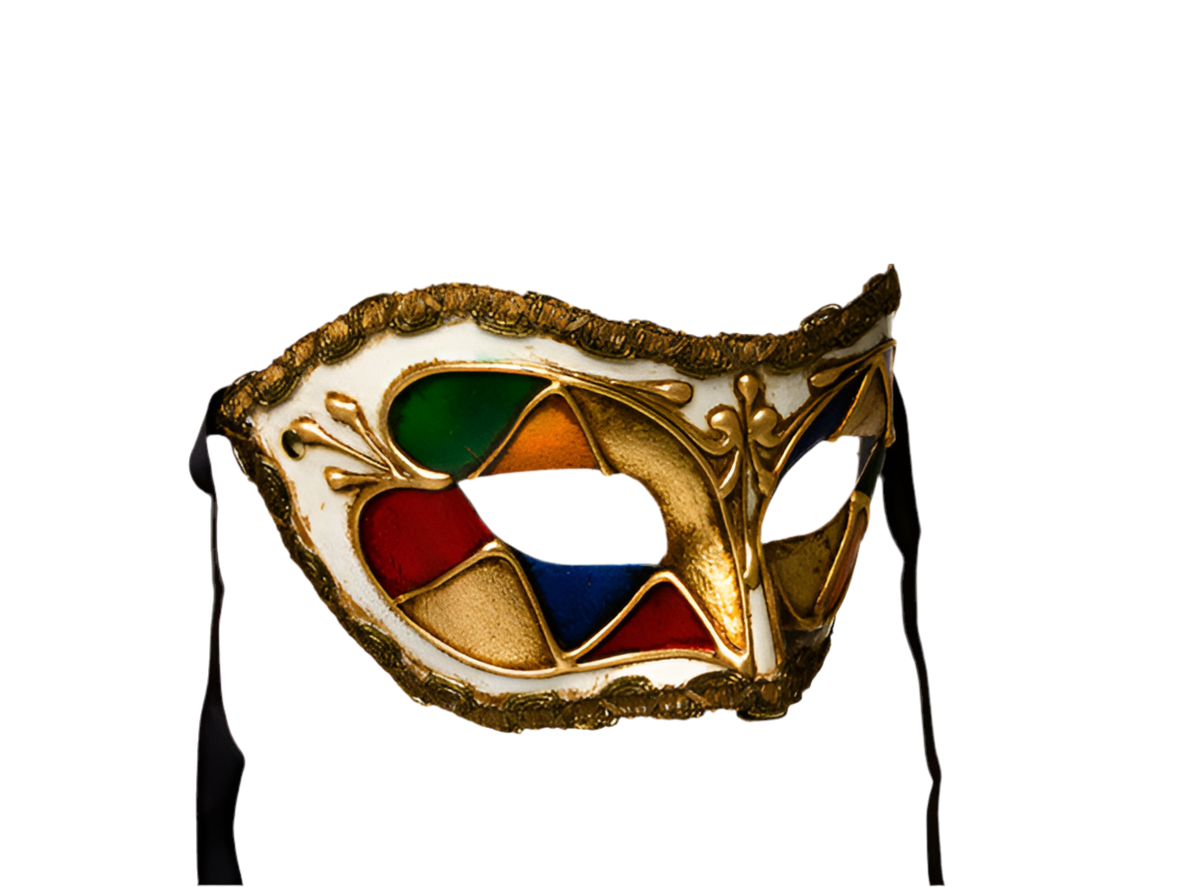 Gekleurd feest masker