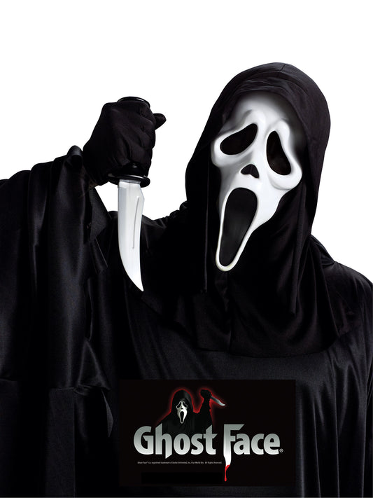 Masque officiel Ghost Face® avec capuche et couteau