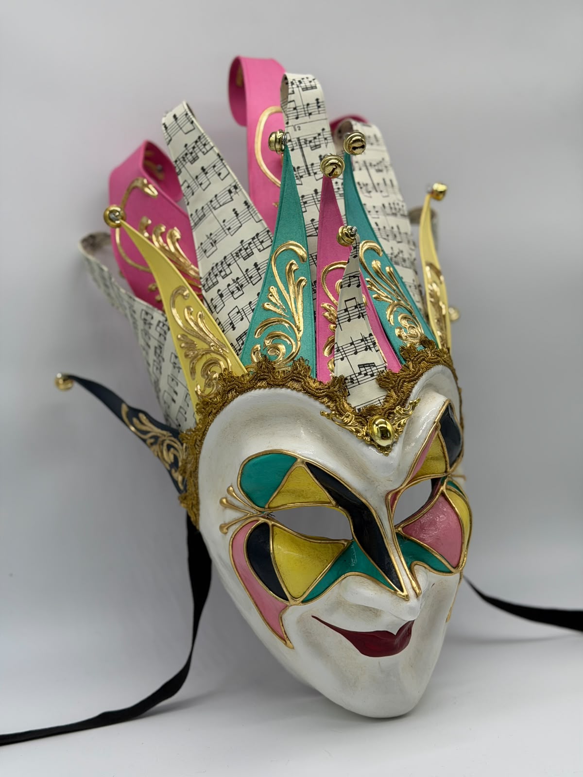 Venezianische Joker Maske, mehrfarbig