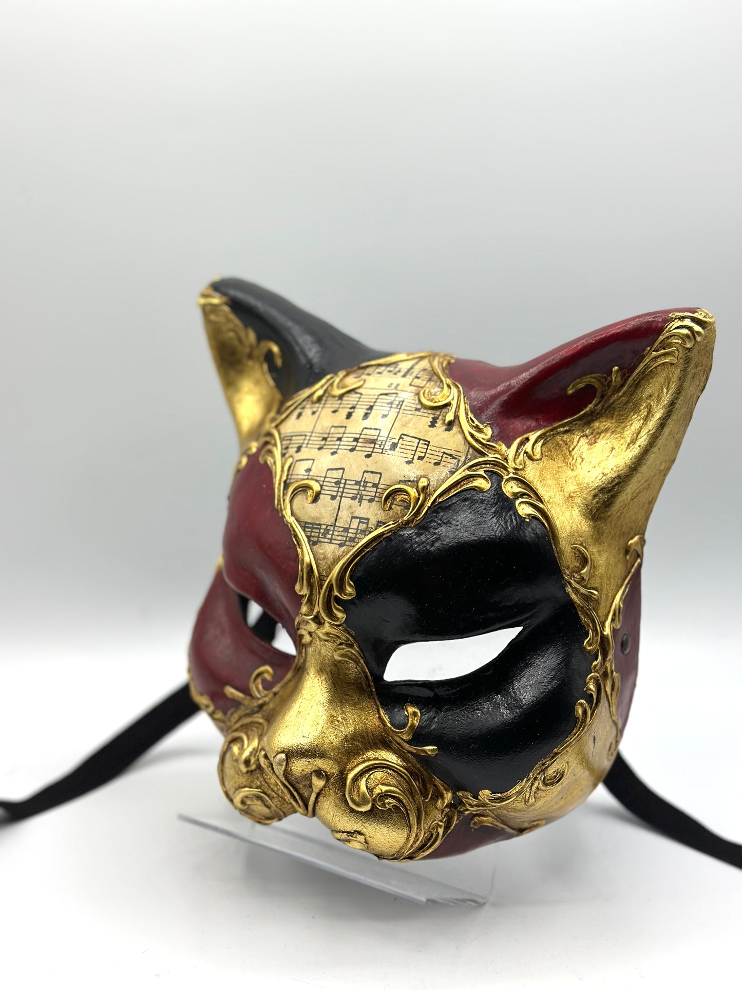 Máscara veneciana de un Gato - Máscara de gato 