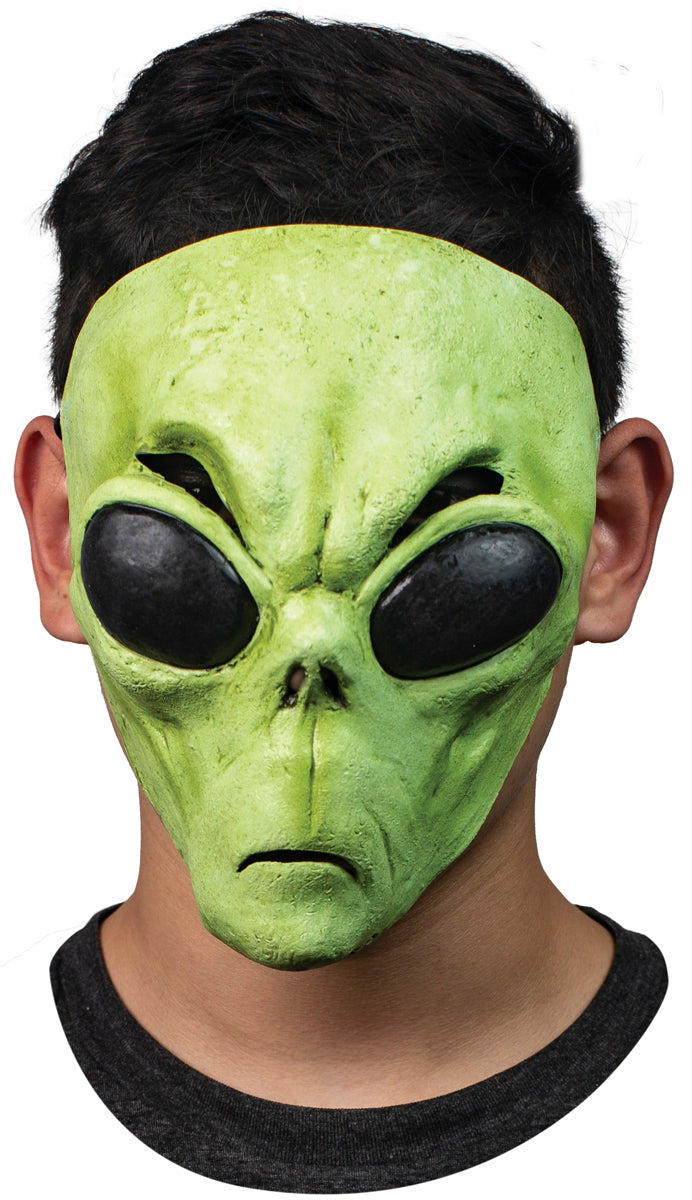 Green Alien Face Mask