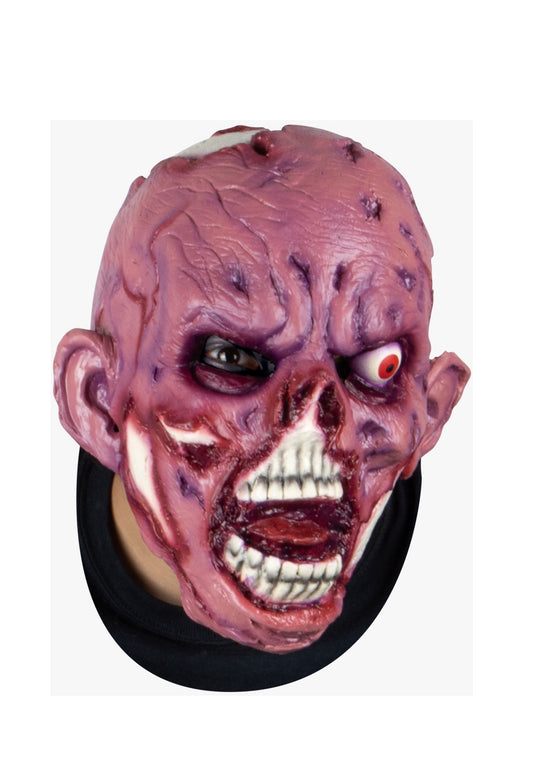 Masque de zombie comique – Masque d'Halloween intégral en latex
