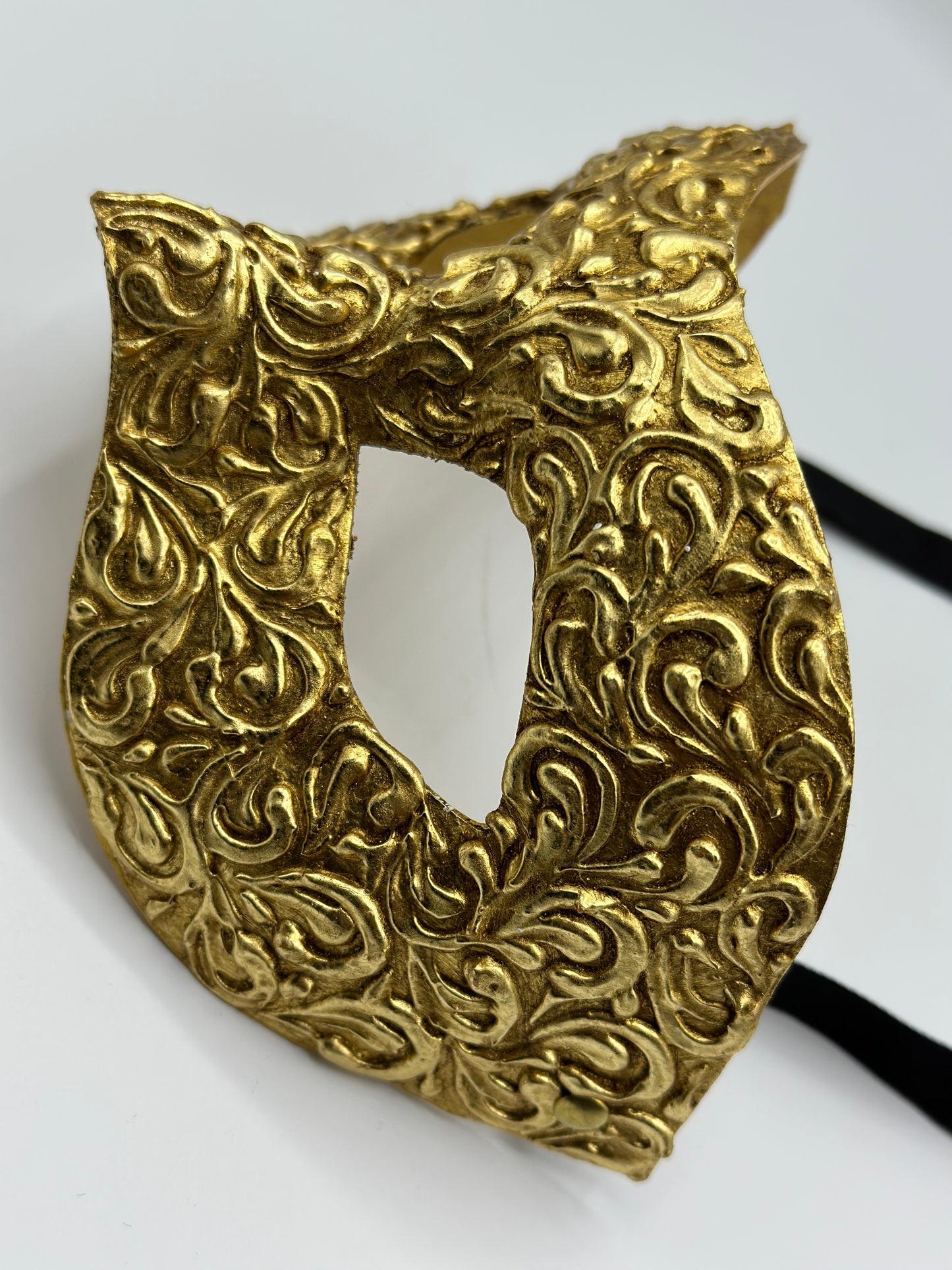 Luxe Venetiaans masker in bladgoud - Gala masker