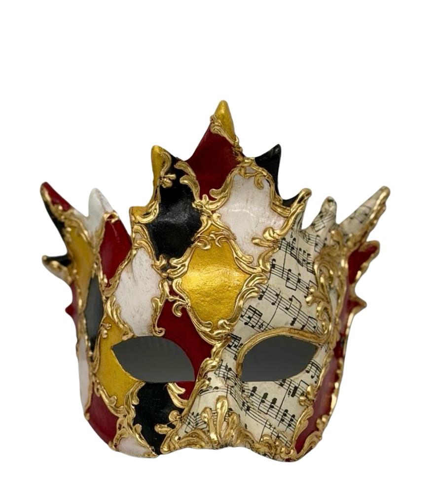 Masque de Bacchus vénitien – Masque de bal masqué Arlequin de luxe