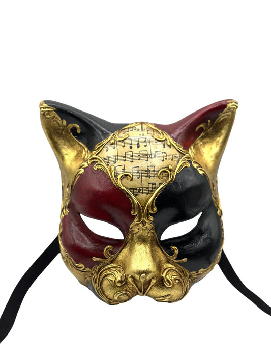 Máscara veneciana de un Gato - Máscara de gato 