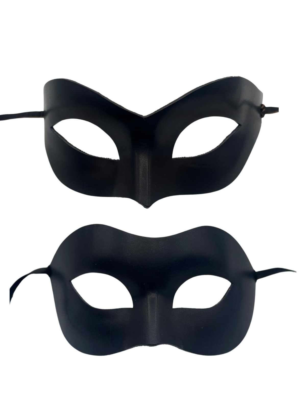 Black Leather Couple Mask Set