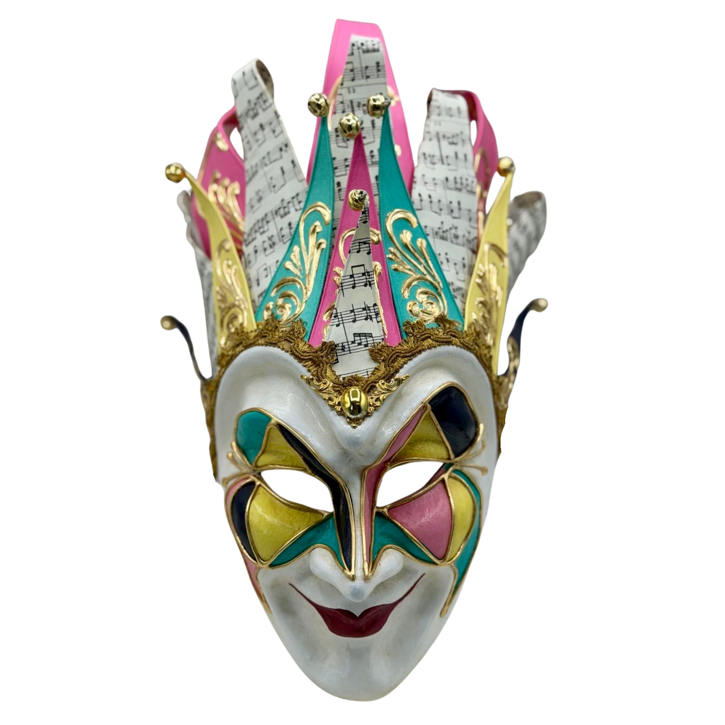 Venezianische Joker Maske, mehrfarbig