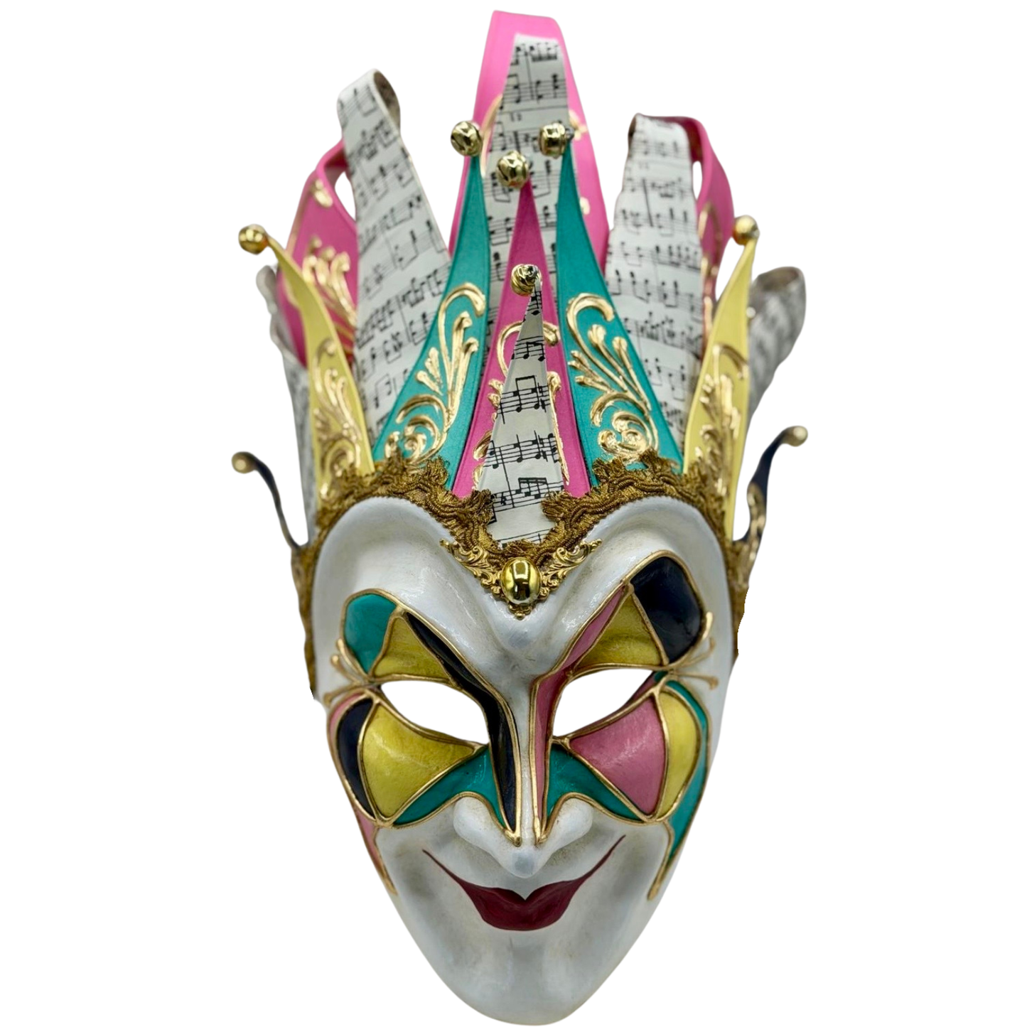 Venezianische Joker Maske, mehrfarbig