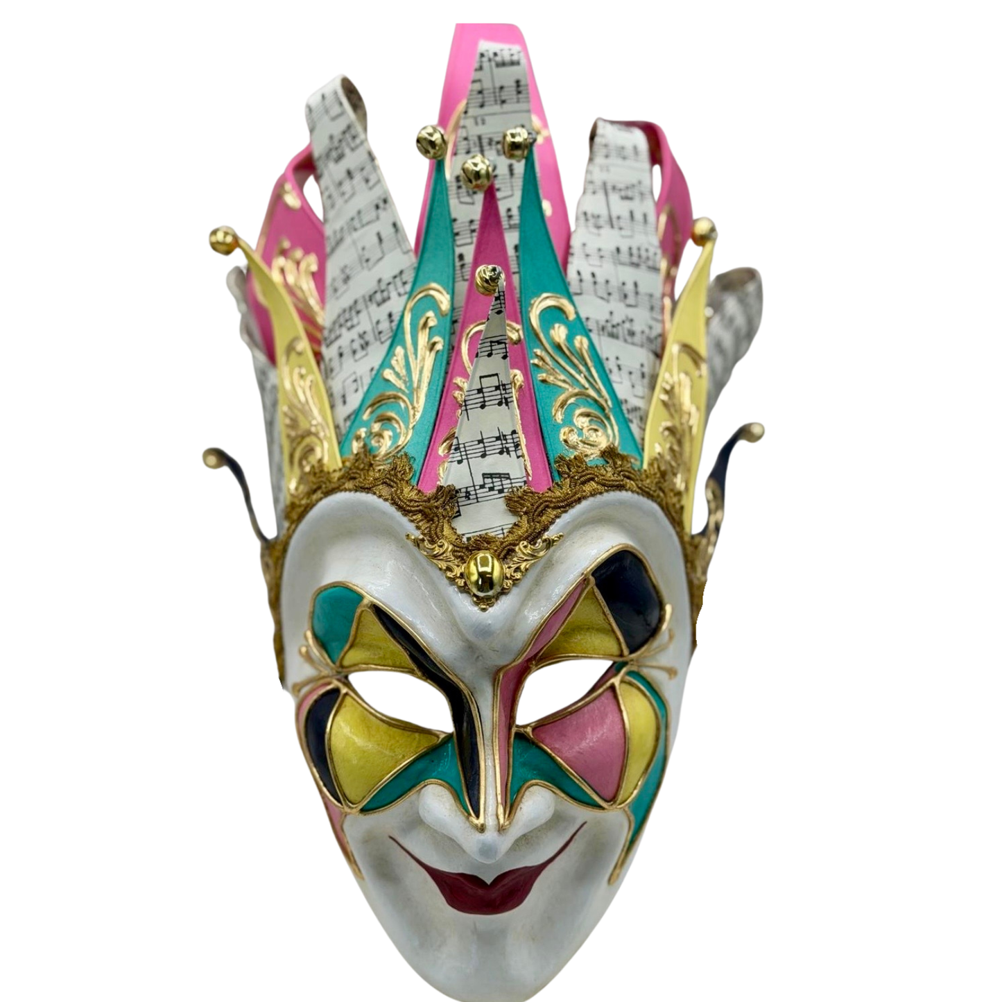 Venezianische Joker Maske, mehrfarbig