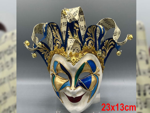 Mini masque Joker en bleu