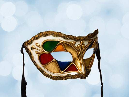 Masque de fête coloré