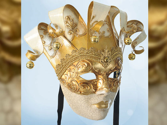 Máscara veneciana de Pared en blanco